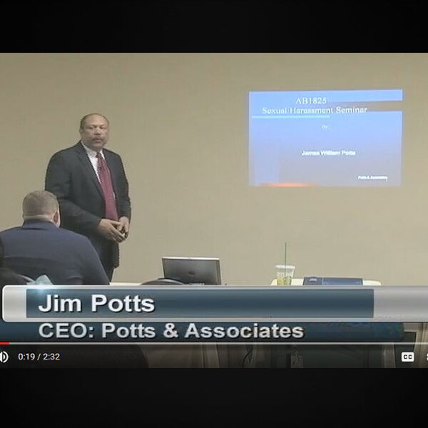 Potts and Associates Sexual Harrasment Seminar